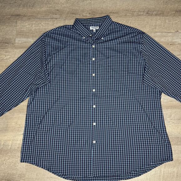 Peter Millar Other - PETER MILLAR Crown Sport Summer Comfort Shirt Plaid Check Nylon Golf Club XXL
